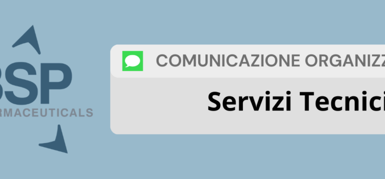 Comunicazione Organizzativa – Servizi Tecnici