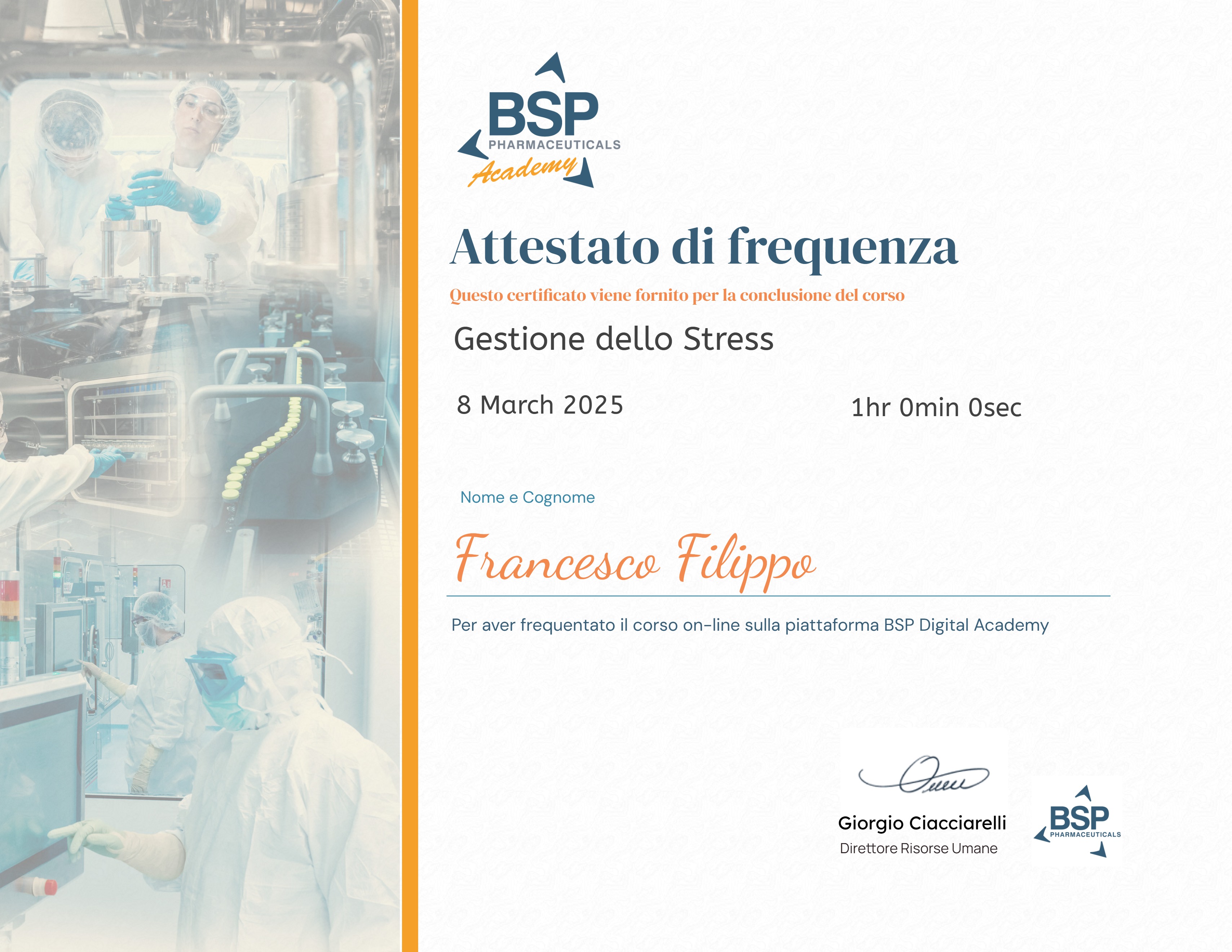 Gestione dello Stress